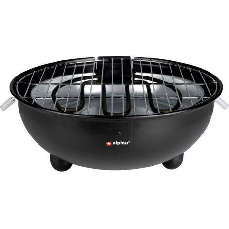 Alpina Switzerland 871125218208 Tisch Grill  Grill-Fläche (Durchmesser)=300 mm Schwarz