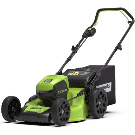 Alpina – Tondeuse à batterie 60V GD60LM46SP – Largeur de coupe 46 cm – Automoteur – Fonction 3 en 1 – Pour pelouses jusqu'à 700m²