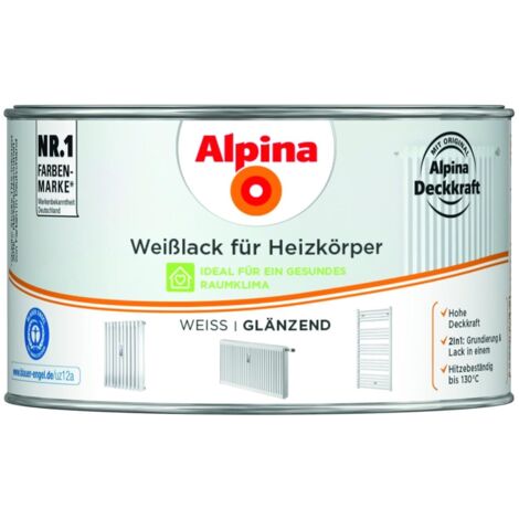 ALPINA Weißlack, für Heizkörper, glänzend, 300ml