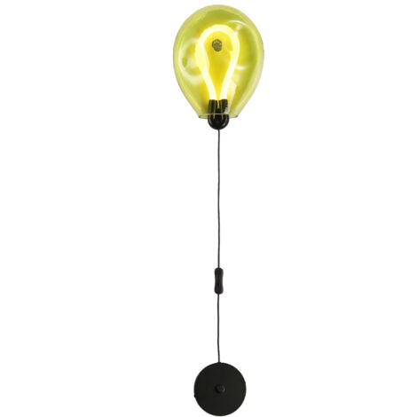 ALPINALUZ  Aplique de LED Bulla de Vidrio Colores 8W 3000K "PULIDA"
