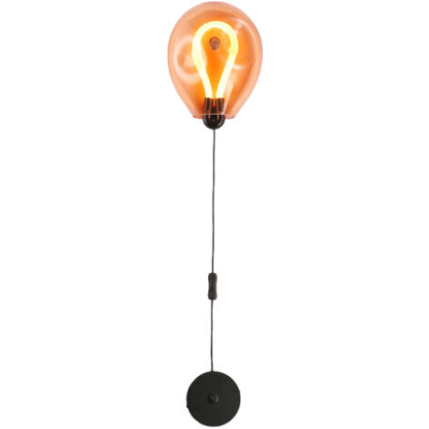 ALPINALUZ  Aplique de LED Bulla de Vidrio Colores 8W 3000K "PULIDA"
