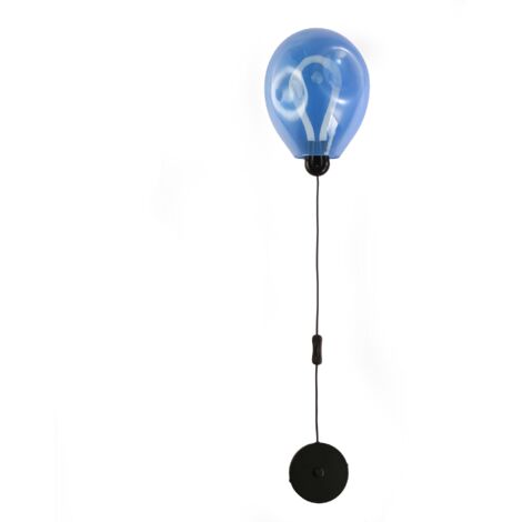 ALPINALUZ  Aplique de LED Bulla de Vidrio Colores 8W 3000K "PULIDA"