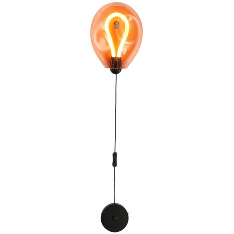 ALPINALUZ  Aplique de LED Bulla de Vidrio Colores 8W 3000K "PULIDA"
