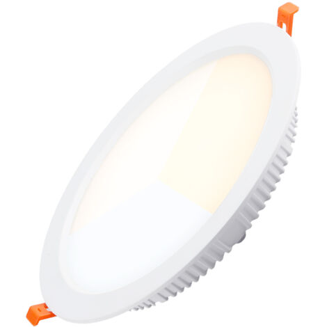 ALPINALUZ  Downlight LED Circular Empotrable 25W, Corte Ø190mm, Alta Eficiencia 115lm/W, IP20, CCT Seleccionable: 3000K-4000K-6000K
