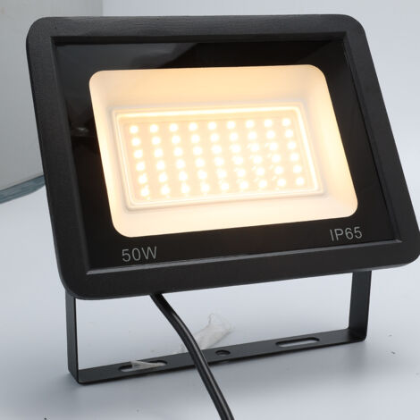 ALPINALUZ  Foco Proyector LED Exterior IP65 50W 3000K luz cálida