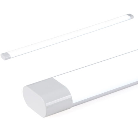 ALPINALUZ  Luminaria Lineal LED 150cm 45W 5400lm, 6000K Blanco Frío, regleta y pantalla LED, alta eficiencia para oficina y hogar.