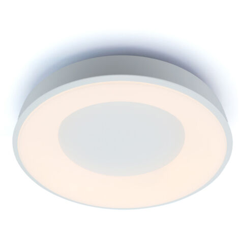 ALPINALUZ Plafón LED de Techo Pared Aluminio white Diseño Ø40 Cm 3000K-4000K-6000K 36W