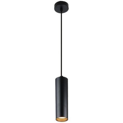 ALPINALUZ  Plafón LED Lámpara de Tcho con Pantalla Textil Ø40cm 3000K-4000K-6000K 36W "Stellar" Negro/Dorado