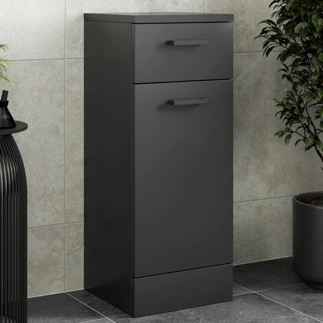 Alpine Black Laundry Unit 300 x 300mm