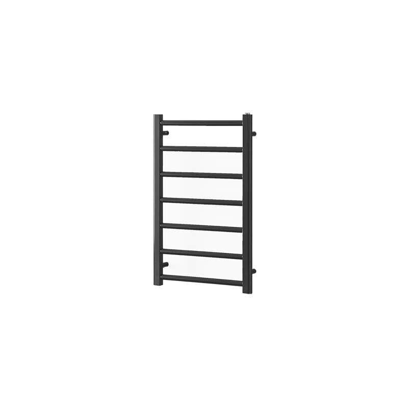 Sol*aire Heating Products - ALPINE ELEMENTS Heated Towel Rail / Warmer - Dual Fuel + Thermostat, Timer, 80cm, Anthracite