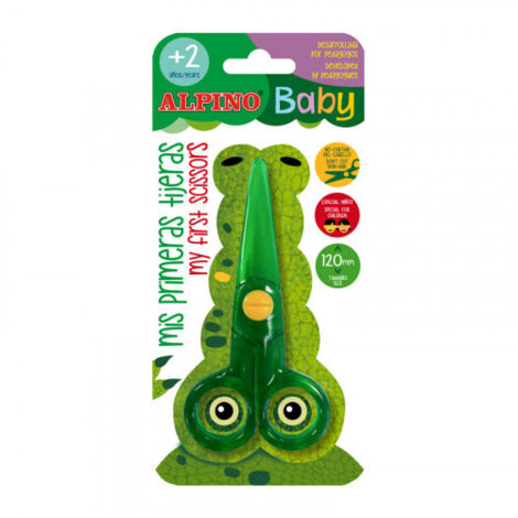 Alpino PT0036 tijera de escritorio y manualidades Universal Corte recto Verde