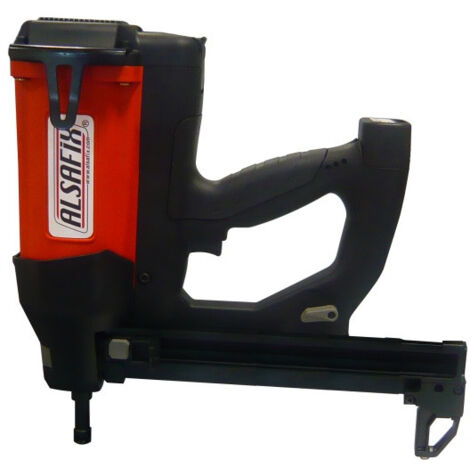 Alsafix – Cloueur autonome à gaz pour béton – Longueur pointes 17-38mm – 40 pointes – Charge rapide 200 coups en 2 min – Batterie Li-ion 7.2V - TI-1000