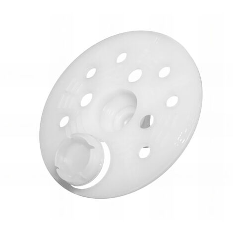 Alsafix – Lot de 100 rondelles d'isolation 60 mm – Fixation stable pour panneaux isolants – Résistantes aux intempéries et à l'humidité