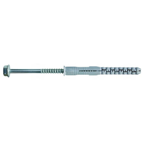 Alsafix – Lot de 25 chevilles à expansion nylon D. 12 x 140 mm – Charge maximale 350 daN – Pour fixation serrurerie métallique - CM12140H