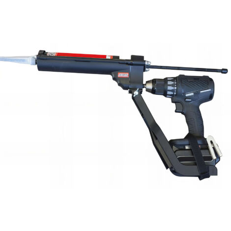 Pistolet extrudeur 300 ml pour visseuses – Débit constant et grande vitesse d'extrusion – Adapté pour colle et silicone – Alsafix
