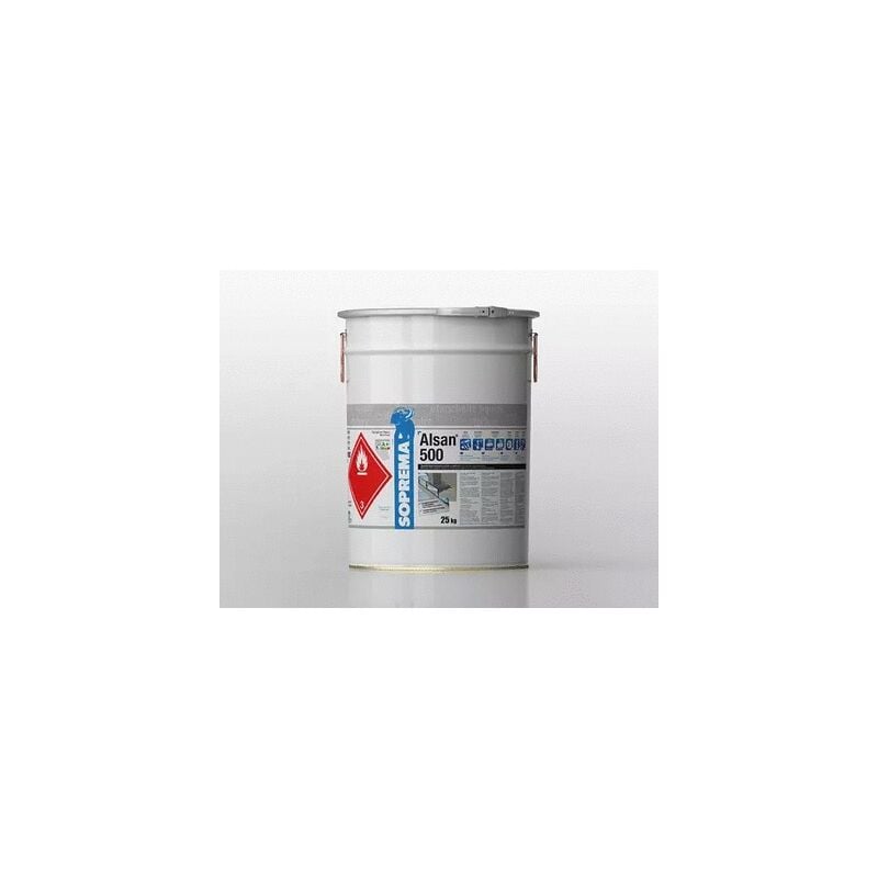 Résine d'étanchéité alsan 500 silex ral 7032 - seau de 5 Kg Soprema