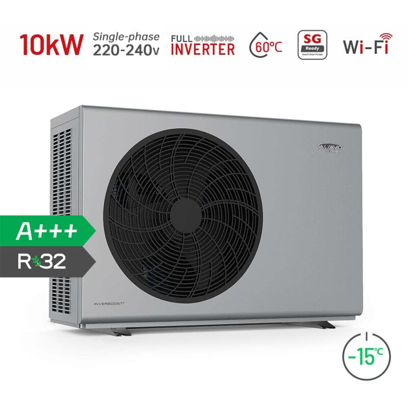 Image of Alsavo Zealux R32 Grey 10kW Air-to-Water&hellip;