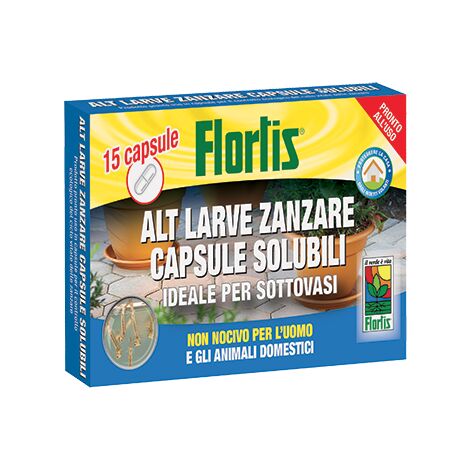Alt Larve Zanzare 15 capsule Flortis