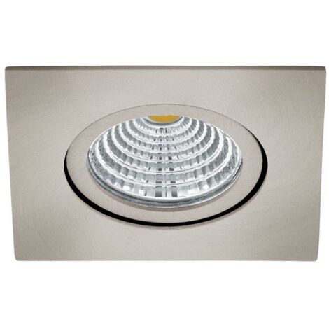 Alta tensione apparecchio LED SALICETO nichelato opaco-L 8.8 cm B 8.8 cm H: 4,2 centimetri