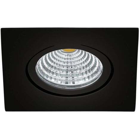 Alta tensione illuminante SALICETO LED L nero 8.8 cm B 8.8 cm H: 4,2 cm