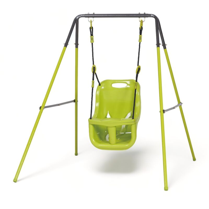 Gdlc - Altalena bambino con sediolino di sicurezza baby in acciaio gioco da giardino Allegra Baby Baby