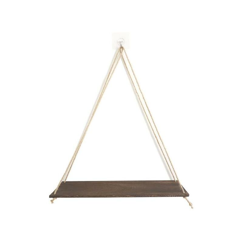 Altalena in legno Premium corda sospesa mensole