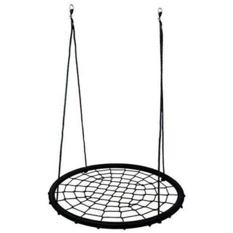 Altalena nido d'uccello per bambini e adulti ( 120cm) - Colore nero