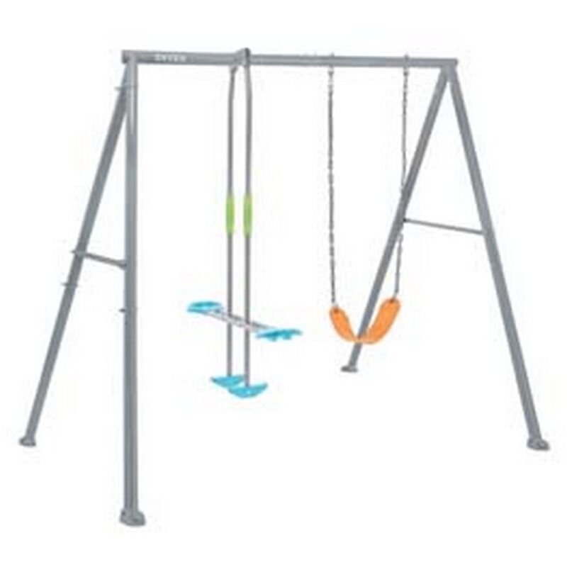 Altalena per bambini 2 giochi 3-10 anni CM.251X254X211H. - CM.251X254X211H. - peso KG.28,6 (44114)