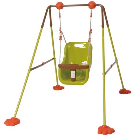 Altalena pieghevole da giardino per bambino con