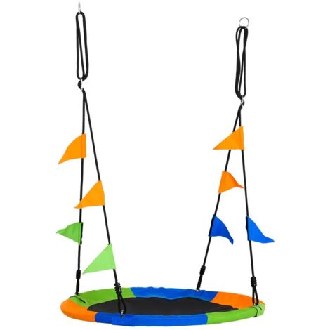 ALTALENA ROTONDA PER BAMBINI 100 X 180 CM MULTICOLOR