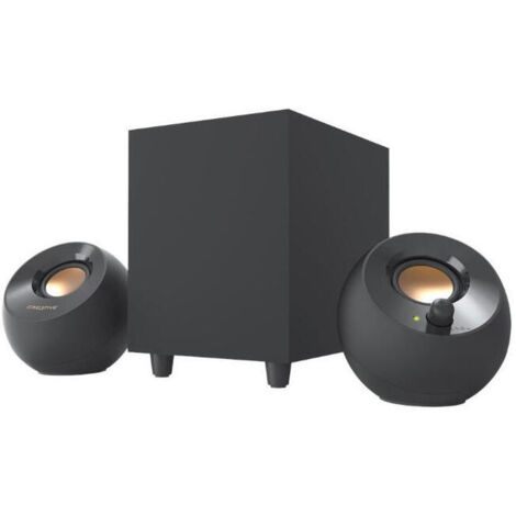 ALTAVOCES  CREATIVE PEBBLE PLUS 2.1 USB NEGRO