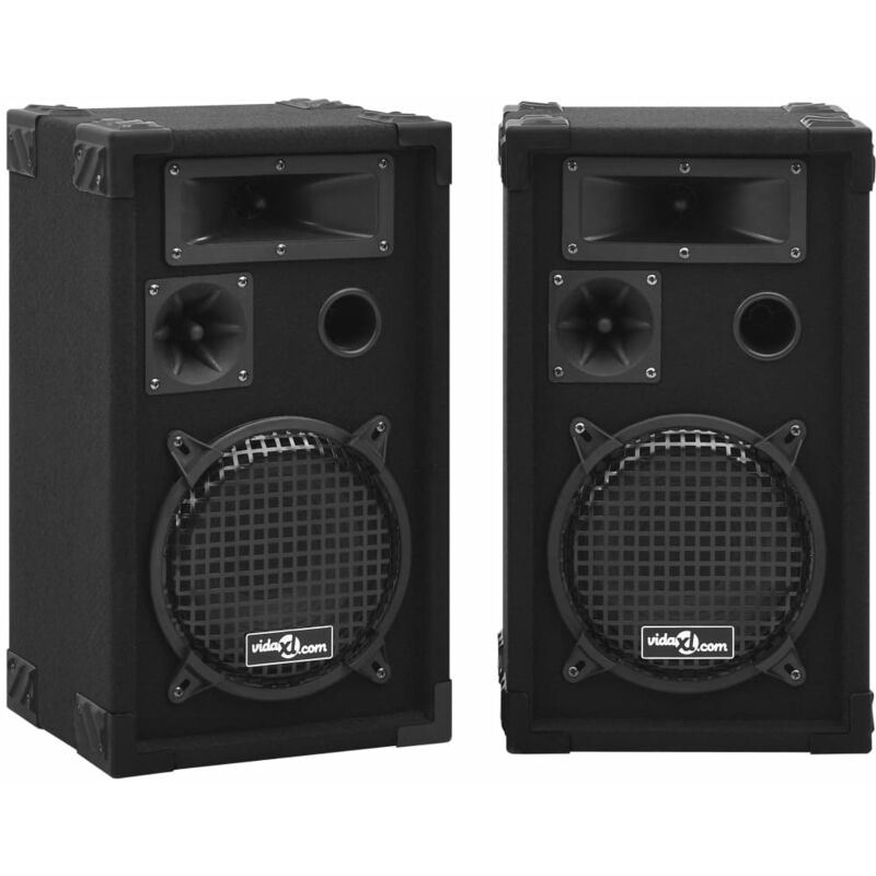 

Altavoces pasivos escenario profesional hifi 2 uds 800 W negro - Negro