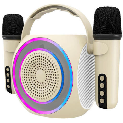 ALTAVOZ + 2MIC INALAMBRICOS RGB
