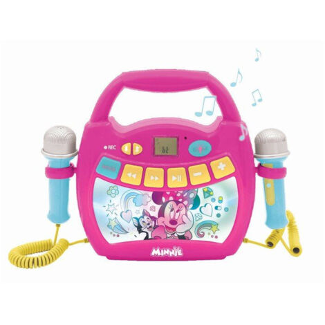 Altavoz Bluetooth con Micrófono Karaoke Lexibook MINNIE MOUSE