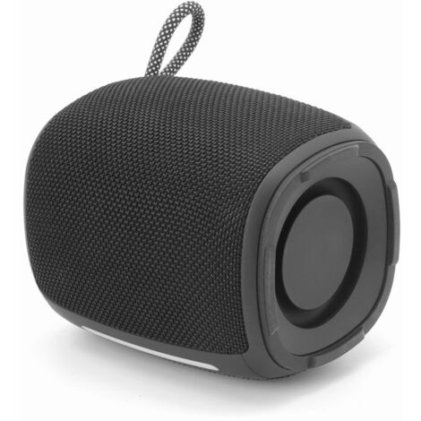 Altavoz Bluetooth GEMBIRD SPK-BT-LED-03-BK Negro 5 W