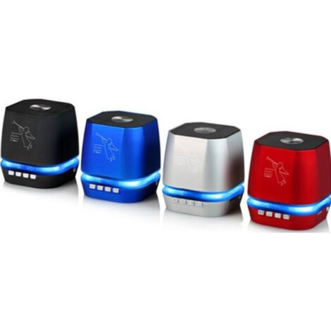 Altavoz Bluetooth Portátil Led Altavoz Mp3 Tarjeta Sd Aux X Smartphone -