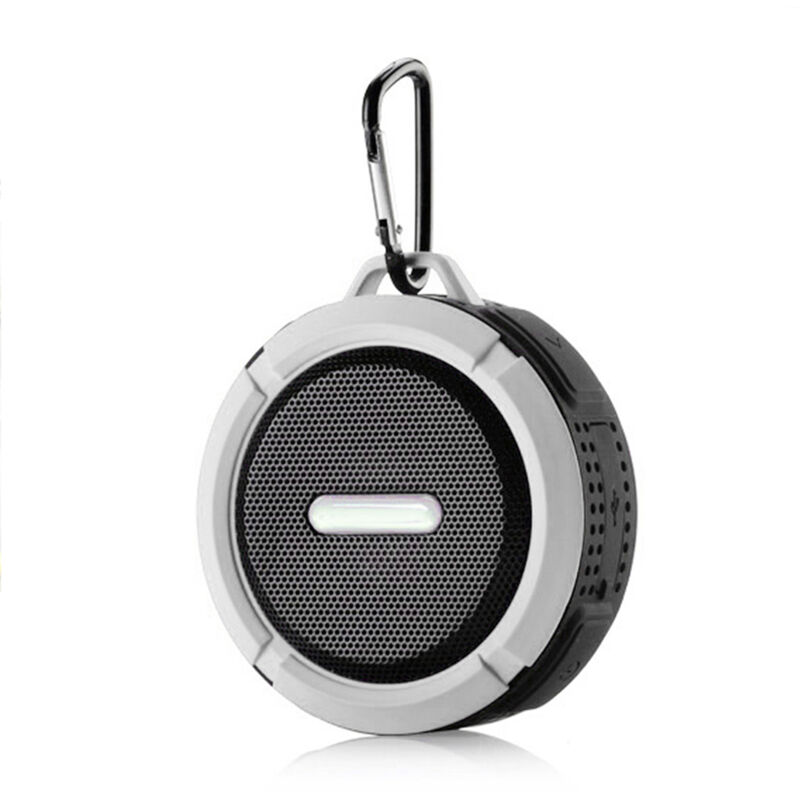 

Altavoz BT impermeable al aire libre, Altavoz portatil inalambrico con sonido de graves estereo 3D mejorado, Mini altavoz de viaje para ducha con