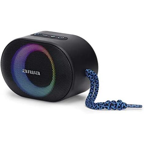 Altavoz con Bluetooth Aiwa BST-330BL/ 10W/ 1.0/ Azul y Negro