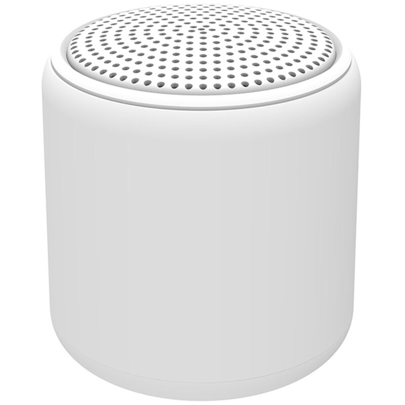 

Altavoz portatil inalambrico Bluetooth 5,0 Mini musica Audio estereo altavoz de sonido altavoz bajo caja de sonido con microfono para telefono, blanco