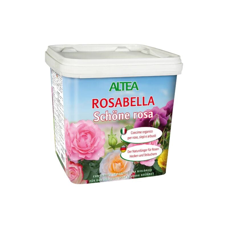 Altea Rosabella Engrais organique granulaire pour rosiers, haies et arbustes