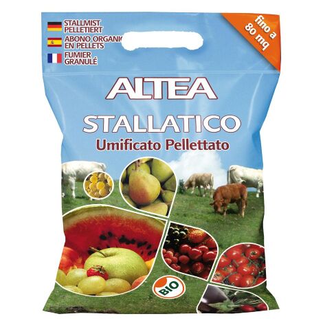 Altea STALLATICO Concime biologico Pellettato Letame di stalla umificato 5 KG