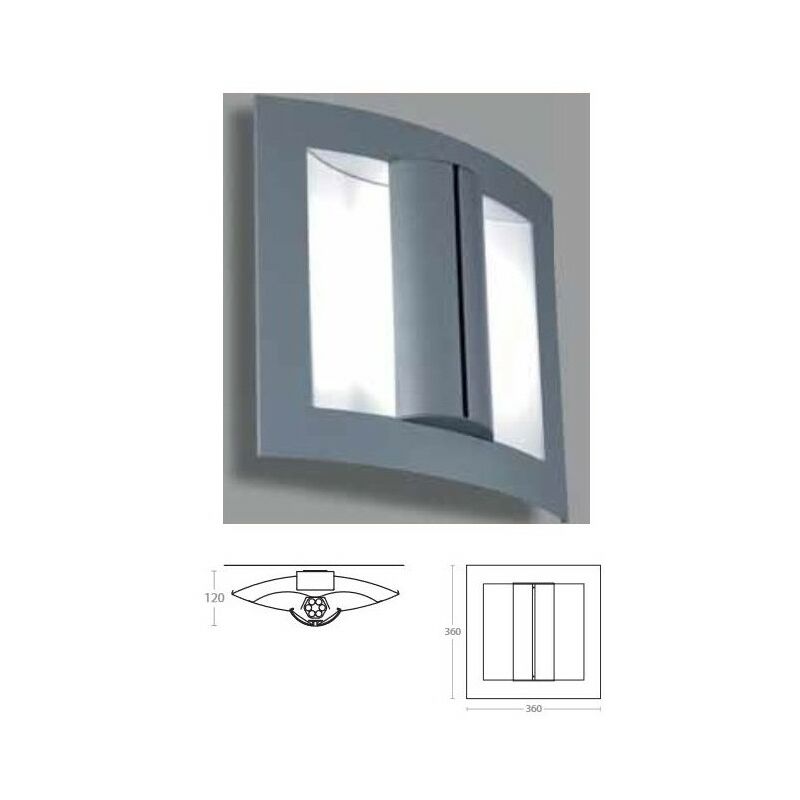 

WS5140 / T132HFW pared EQUAL 360 1x32W TC-TEL IP20 Gris - Alter