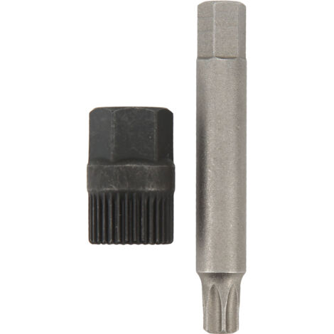 Alternateur Poulie Clé Kit 33 Dents Spline Socket Foret Extracteur Extracteur Outil Remplacement pour Alternateurs Bosch