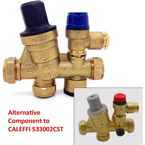 Alternative to Caleffi 533002CST - 22mm Inlet Control Multibloc Valve Group