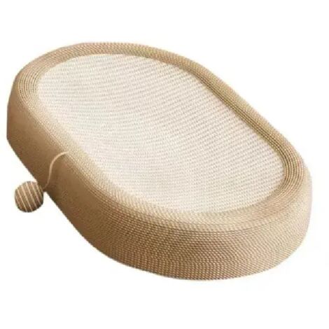 Althea Living - Rascador de sisal para gatos Isla. 2 en 1: cama y rascador