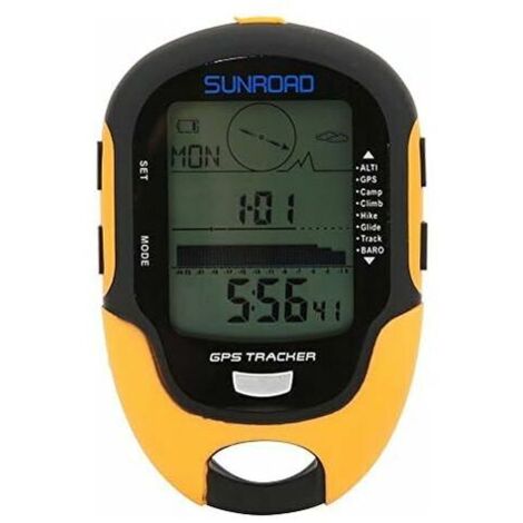 Altimètre GPS Multifonctionnel FR510 Altimètre de Navigation GPS Extérieur Compas Instrument de Mesure de l'Humidité de la Température
