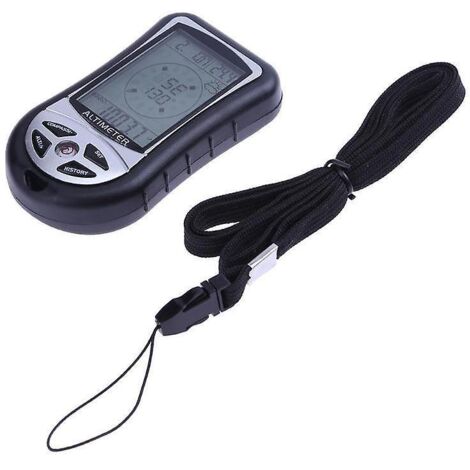 altimtre Lectronique,  Thermomtre Thermomtre De Navigation Lectronique Boussole Gps Baromtre De Prvision Mto Avec Rtroclairage Led Compteur Multif