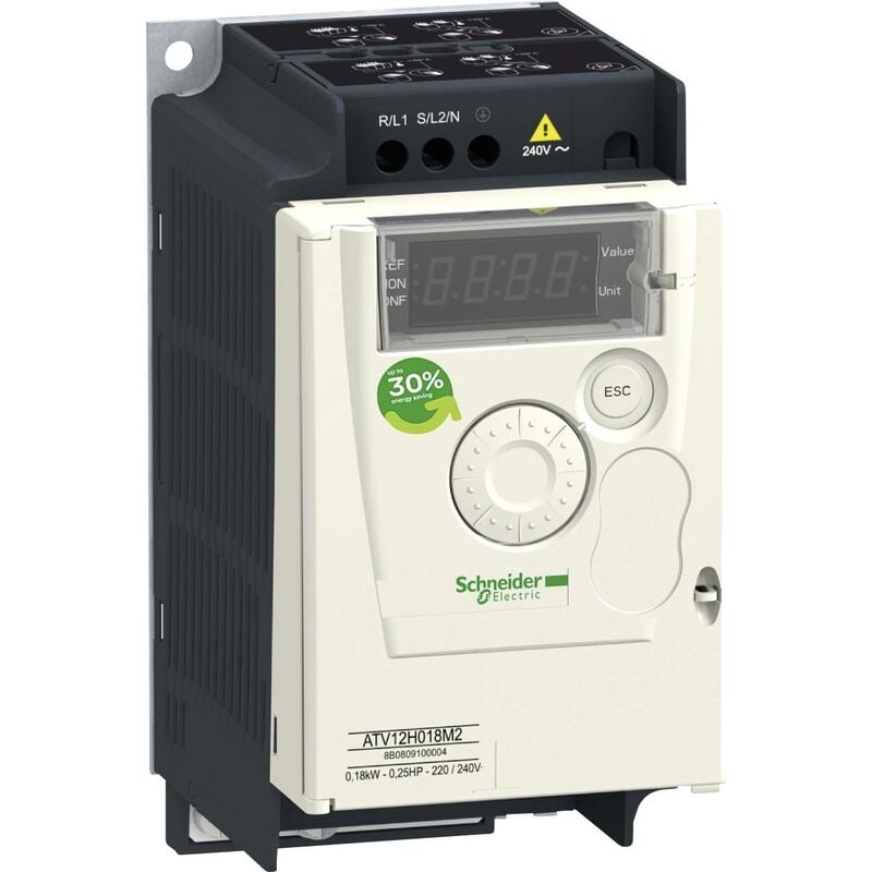Schneider Electric - ATV12 0.18KW 240V 1PH 0.25HP radiateur tb - ATV12H018M2