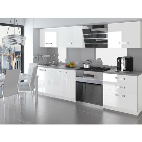 ALTO | Cucina Componibile Lineare Componibile L 180 cm 6 pz | Piano di lavoro INCLUSO | Set di mobili da cucina moderni