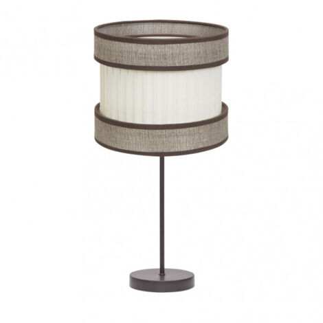 Alto Home Lampe De Table 1xe27 Marron/marron-beige 61x30x30 Cm
